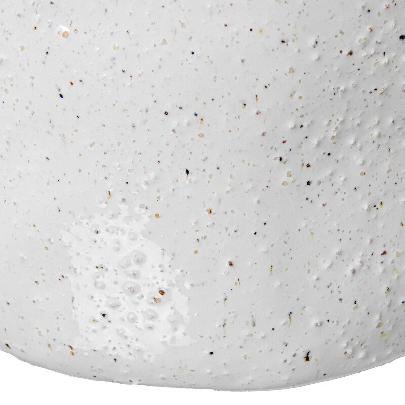 Jarrón Cerámica 50cm Blanco/crema Arena Ø19x50cm - Image 3