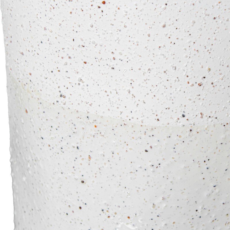 Jarrón Cerámica 50cm Blanco/crema Arena Ø19x50cm - Image 4