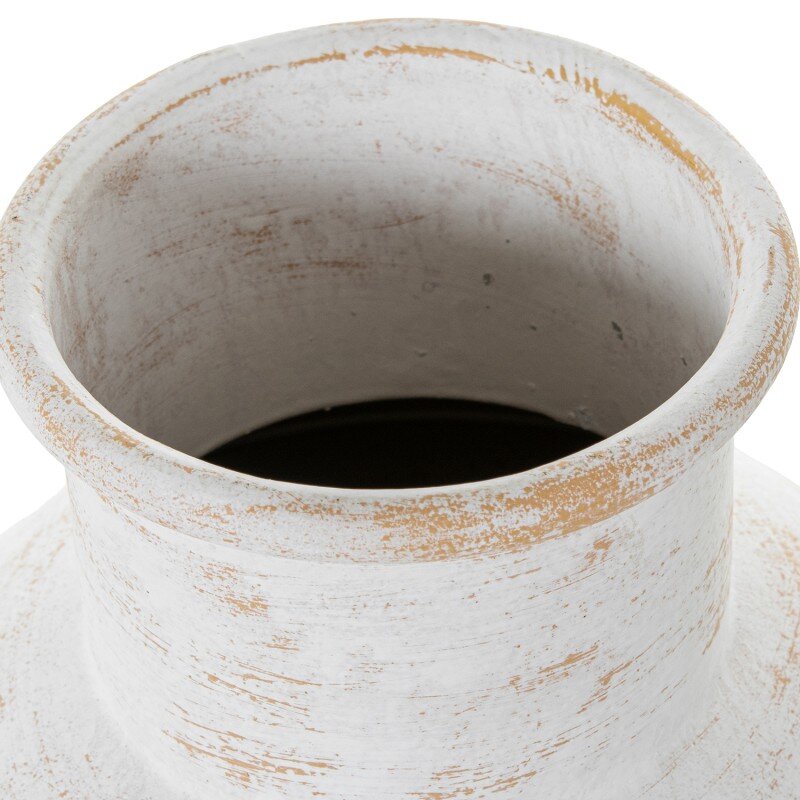 Jarrón Cerámica Blanco Ø26x40cm - Image 5
