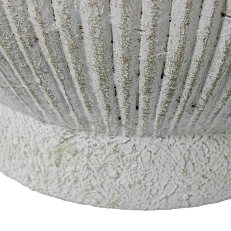 Jarrón Cerámica Blanco Ø29x46cm - Image 3