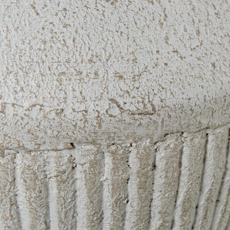 Jarrón Cerámica Blanco Ø29x46cm - Image 4