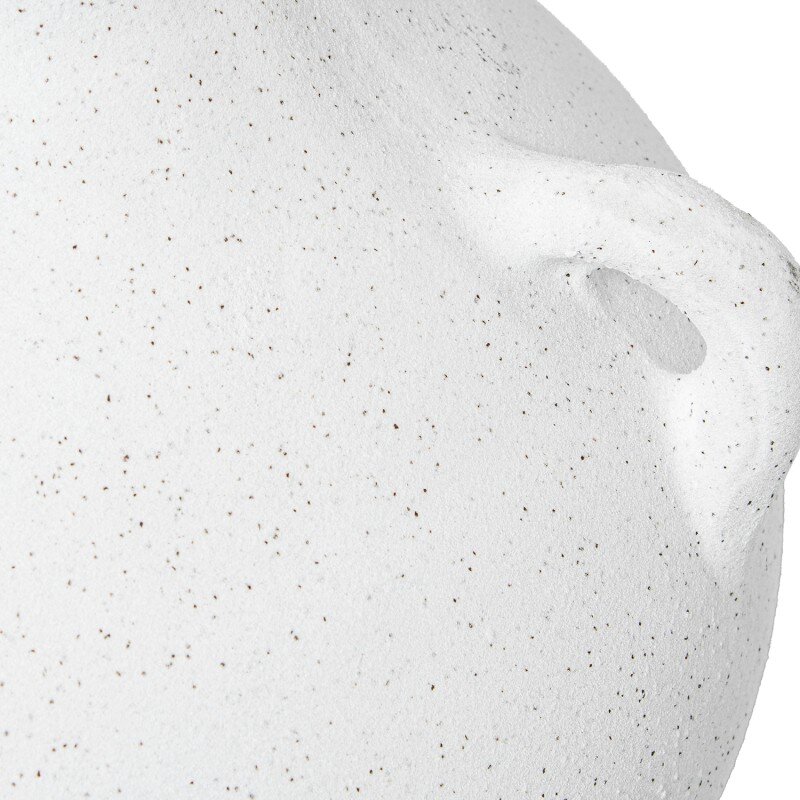 Jarrón Cerámica C/asas 28cm Blanco/tierra Ø23x28cm - Image 3