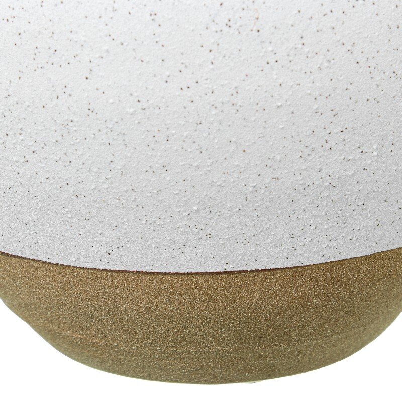 Jarrón Cerámica C/asas 28cm Blanco/tierra Ø23x28cm - Image 4