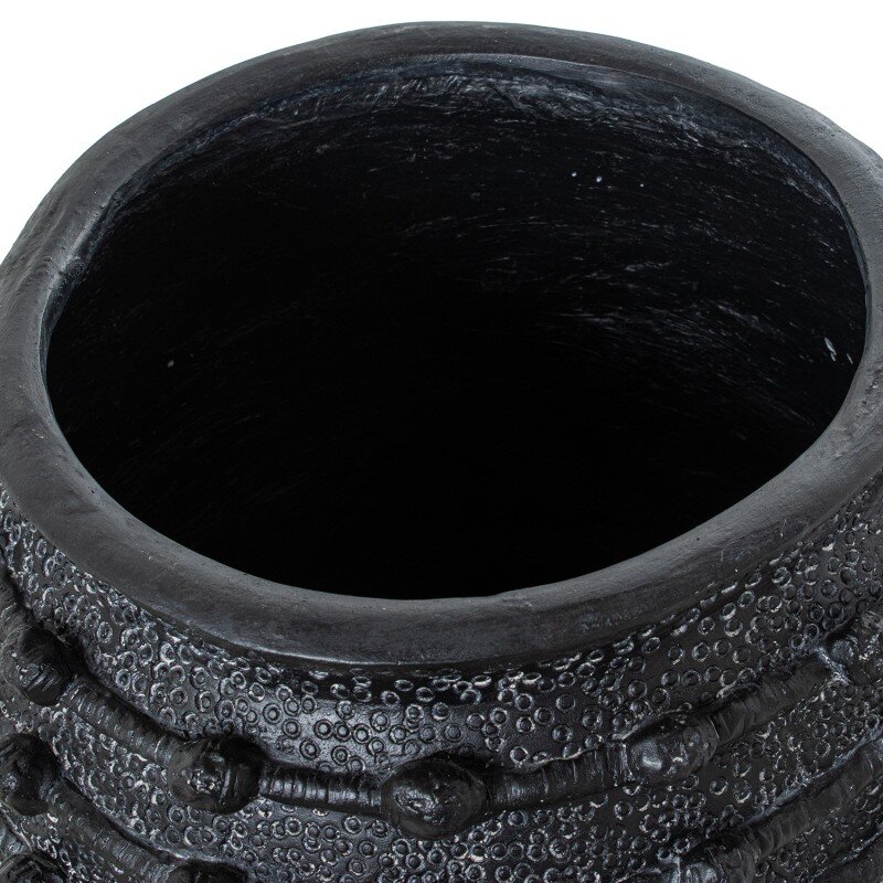 Jarrón Cerámica Negro Ø37x37cm - Image 5
