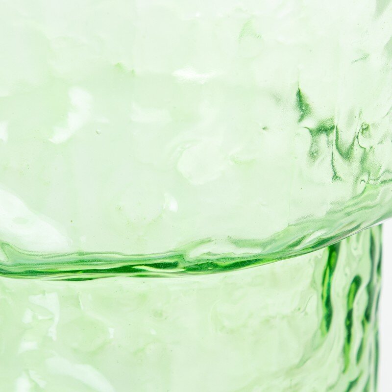 Jarrón Cristal Verde Ø14x33cm - Image 4