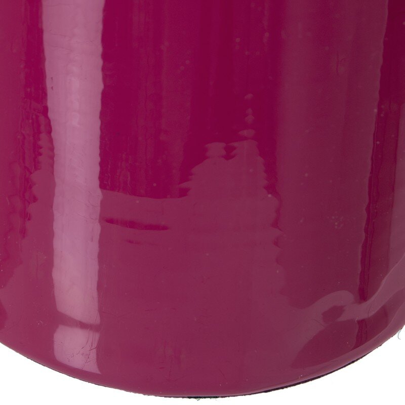 Jarrón Metal Esmaltado Rosa 14x10x24cm - Image 4