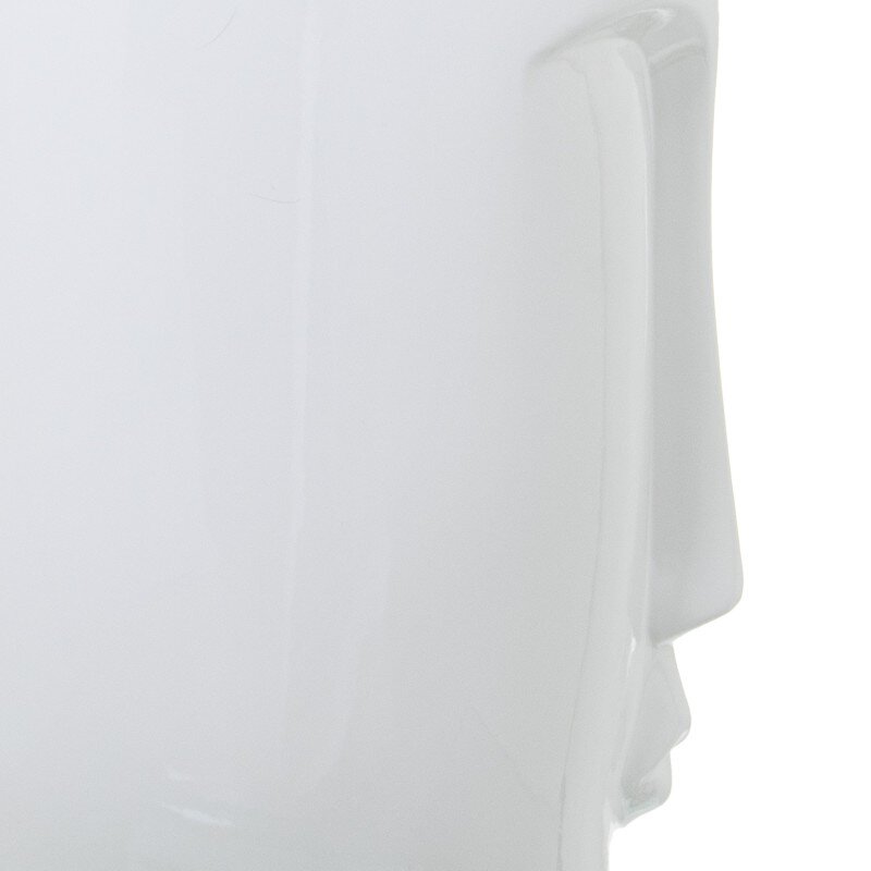 Jarrón Rostro Cerámica Blanco Brillo Ø23x48cm - Image 5