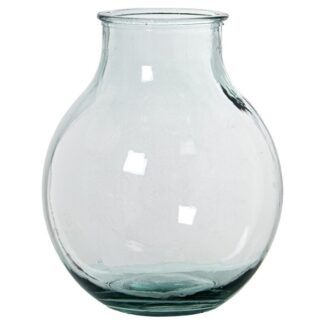 Jarrón Vidrio Reciclado 12l Transparente Ø29x36cm