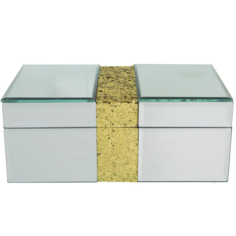Joyero Cristal/madera Espejo 21x13x9cm - Image 3