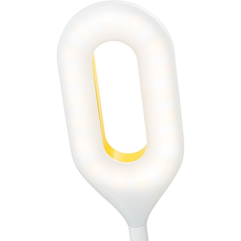 Lámpara Led Sobremesa Amarilla C/pila Recargable Usb 10x10x41cm, Abs+silicona - Image 4