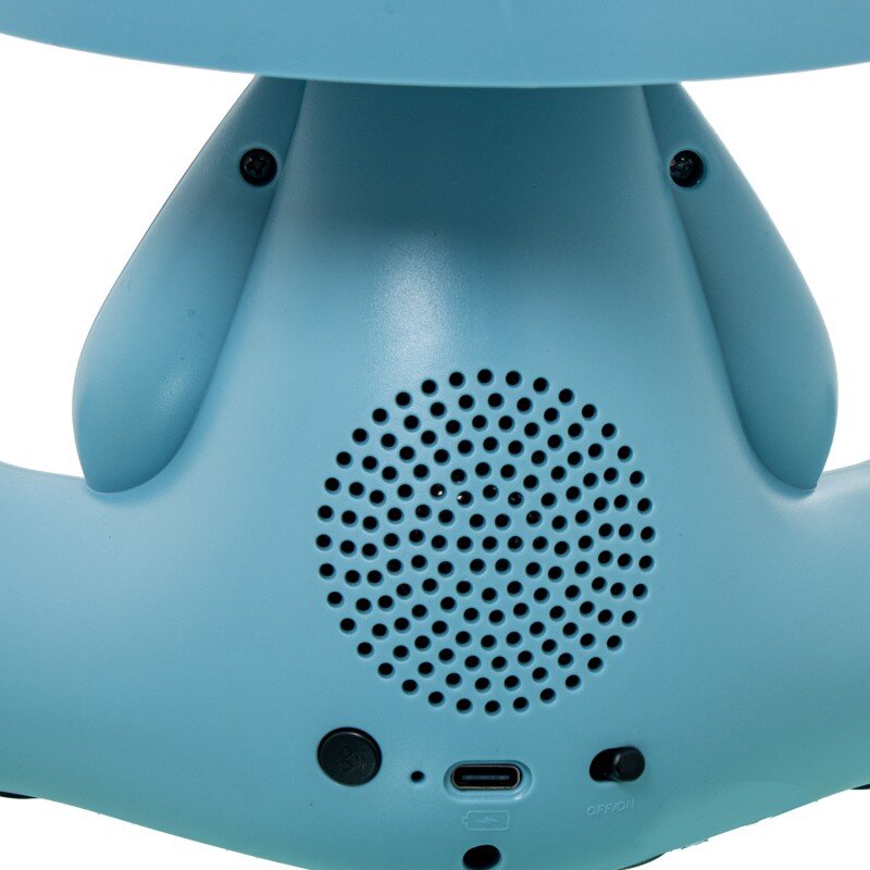 Lámpara Led Sobremesa Conejo Azul C/altavoz, Func. Bluetooth 22x17x27cm, Alim. Usb, Abs+pc - Image 4