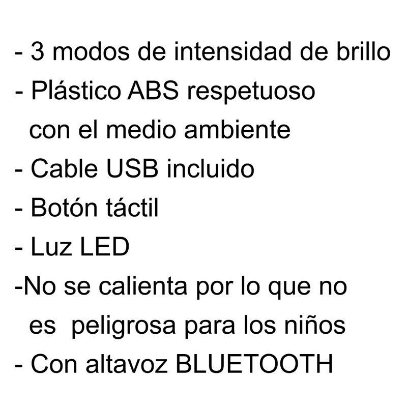 Lámpara Led Sobremesa Conejo Azul C/altavoz, Func. Bluetooth 22x17x27cm, Alim. Usb, Abs+pc - Image 8