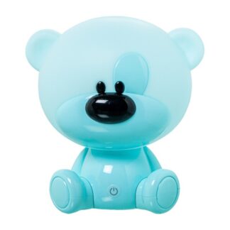 Lámpara Led Sobremesa Osito Azul, Alimentación Usb 20x20x24cm, Abs+pp
