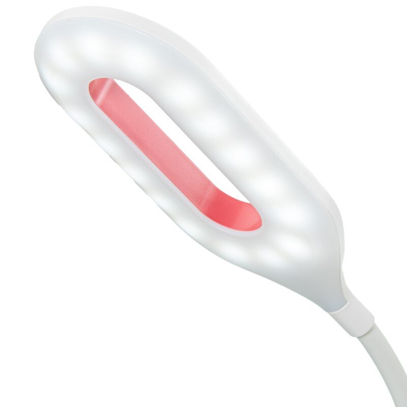 Lámpara Led Sobremesa Rosa C/pila Recargable Usb 10x10x41cm, Abs+silicona - Image 4