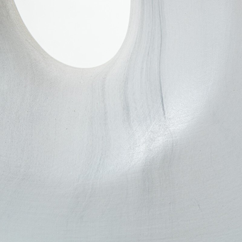 Lámpara Sobremesa Cerámica Blanca, 1xe27 Max.40w Ø32x52cm Base:21,5x10x29cm - Image 3