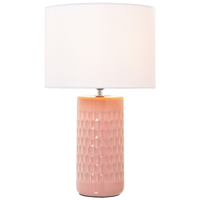 Lámpara Sobremesa Cerámica Rosa, 1xe27, Max.40w Ø25x42cm, Base: Ø10,5x24cm - Image 2