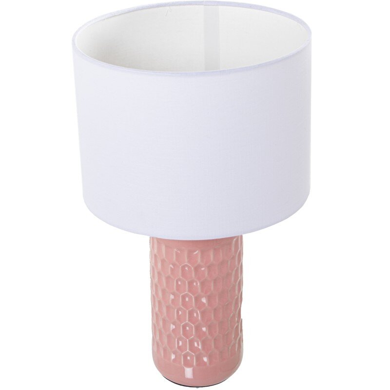 Lámpara Sobremesa Cerámica Rosa, 1xe27, Max.40w Ø25x42cm, Base: Ø10,5x24cm - Image 4