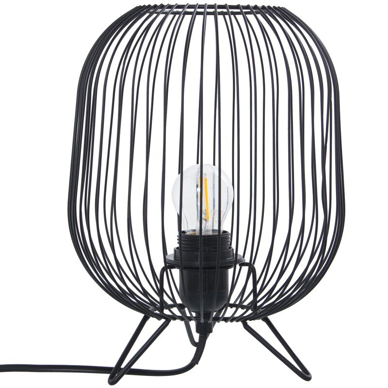 Lámpara Sobremesa Metal Negro 1xe27 Max40w No Incluida Ø21x27cm - Image 4