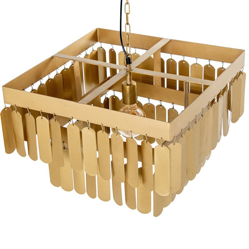 Lámpara Techo Hierro Dorado, 1xe27 Max.25w No Incluida 50x50x34cm, Cable: 100cm - Image 2