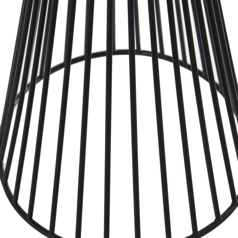 Lámpara Techo Metal Negra 1xe27 Max 60w No Incluida 14x16x37cm, Cable Negro 70cm - Image 3