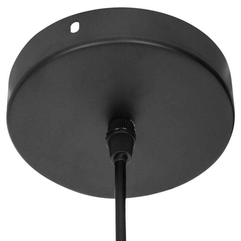 Lámpara Techo Metal Negra 1xe27 Max 60w No Incluida 14x16x37cm, Cable Negro 70cm - Image 5