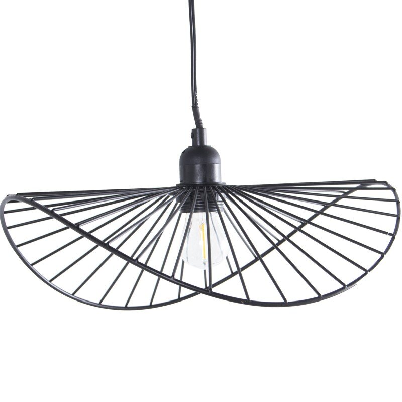 Lámpara Techo Metal Negro +91197, 1xe27 Max40w No Incluida 35x35x11cm Cable:80cm - Image 3