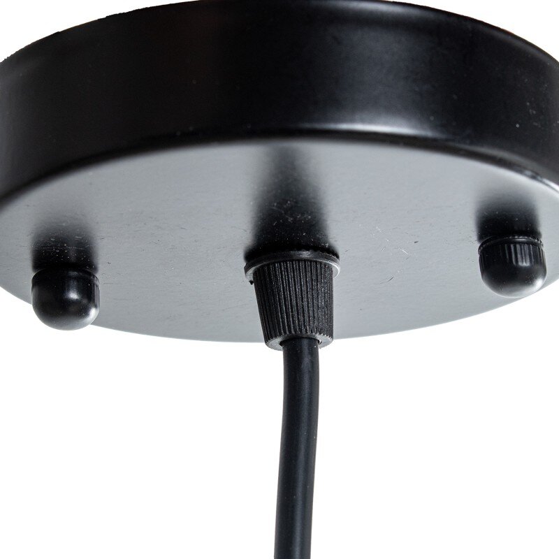 Lámpara Techo Ratán, 1xe27 Max.40w No Incluida 39x13x50cm Cable Negro:140cm - Image 6