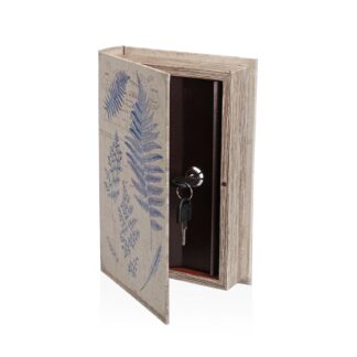 LIBRO BOTANICO AZUL CON CANDADO