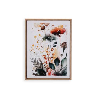 LIENZO 30 X40 FLORES EN ACUARELA 2