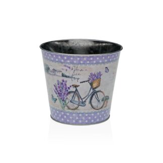 MACETA METALICA LAVANDA S