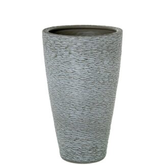 Macetero Cerámica 60cm Verde Ø36x60cm Boca:ø30cm Base:ø20c