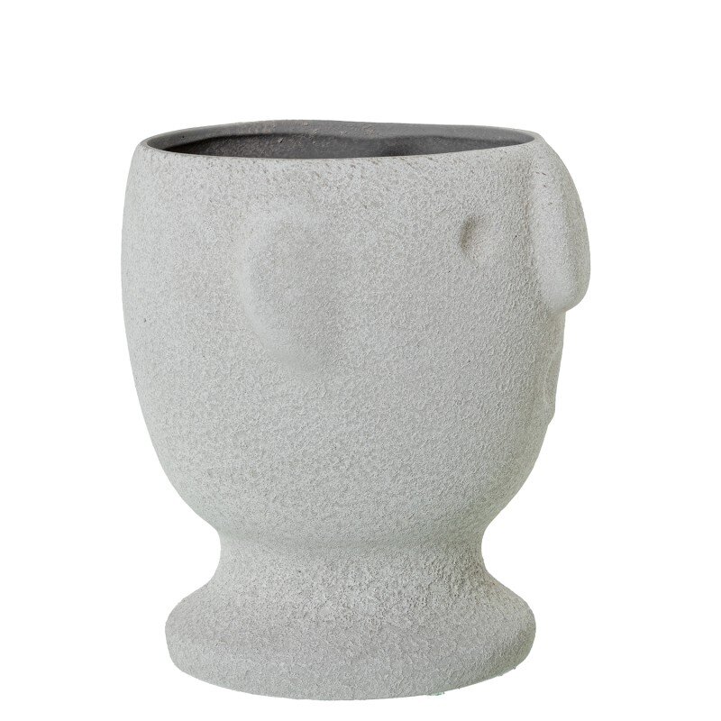 Macetero Cerámica Rostro Beige Arena Ø17x20cm - Image 6