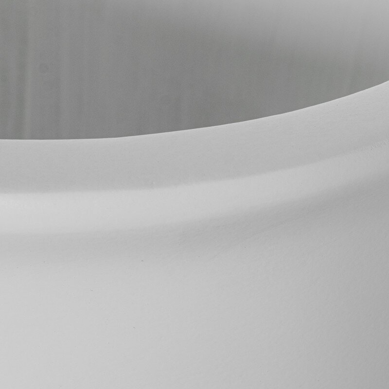 Macetero Resina 59cm Blanco Ø37x59cm Hueco:ø14/ø31x28cm - Image 6