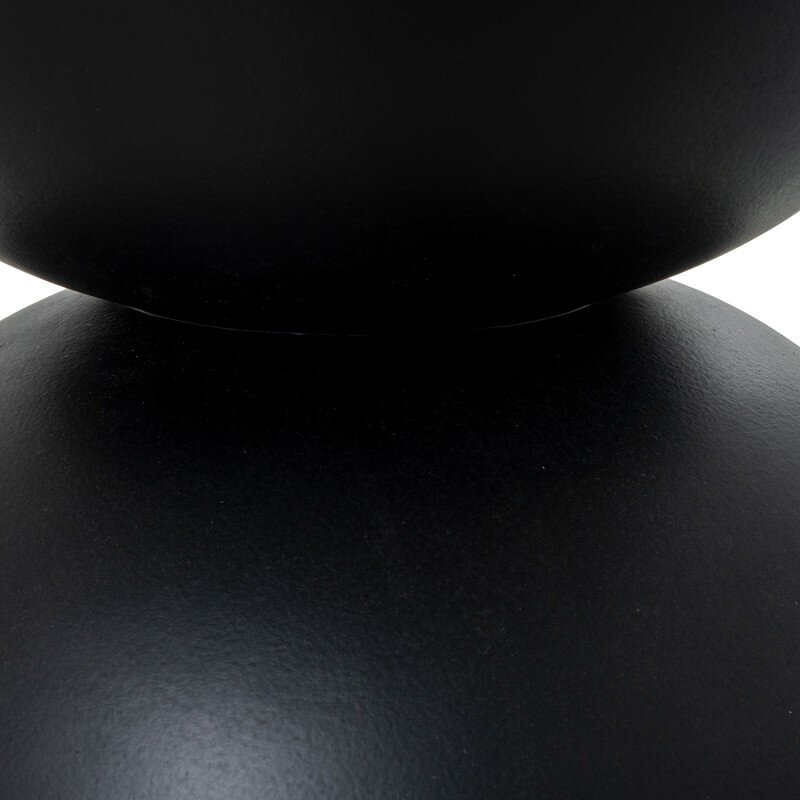 Macetero Resina 59cm Negro Ø37x59cm Hueco:ø14/ø31x28cm - Image 3