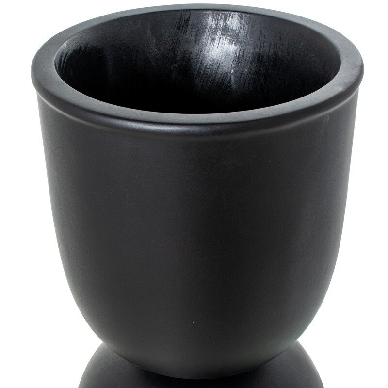 Macetero Resina 59cm Negro Ø37x59cm Hueco:ø14/ø31x28cm - Image 7