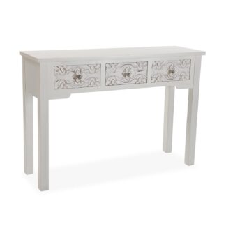 MESA 3 CAJONES C/POMO DIAMANTE