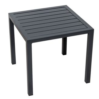 Mesa Auxiliar Aluminio Antracita 45x45x45cm