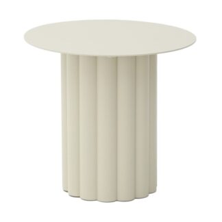 Mesa Auxiliar Exterior Aluminio Topo Ø50x46cm Requiere Montaje