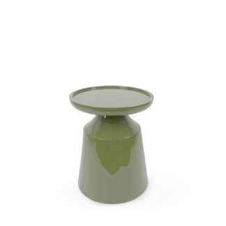 Mesa auxiliar GALILEO verde brillo