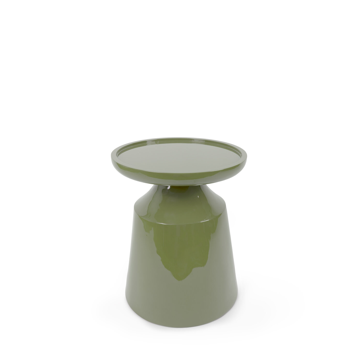Mesa auxiliar GALILEO verde brillo