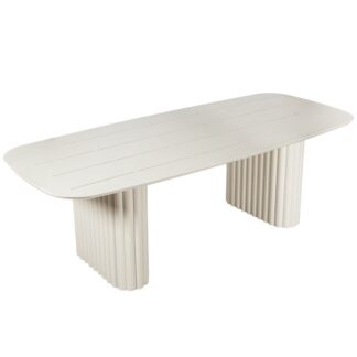 Mesa Comedor Exterior Aluminio Topo +74694+74695 240x100x76cm Requiere Montaje