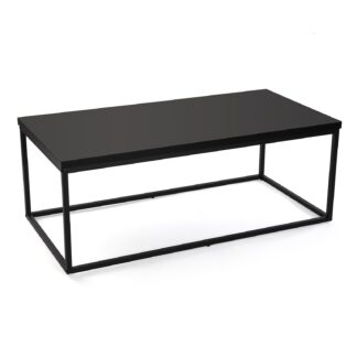 MESA DE CENTRO METAL NEGRO