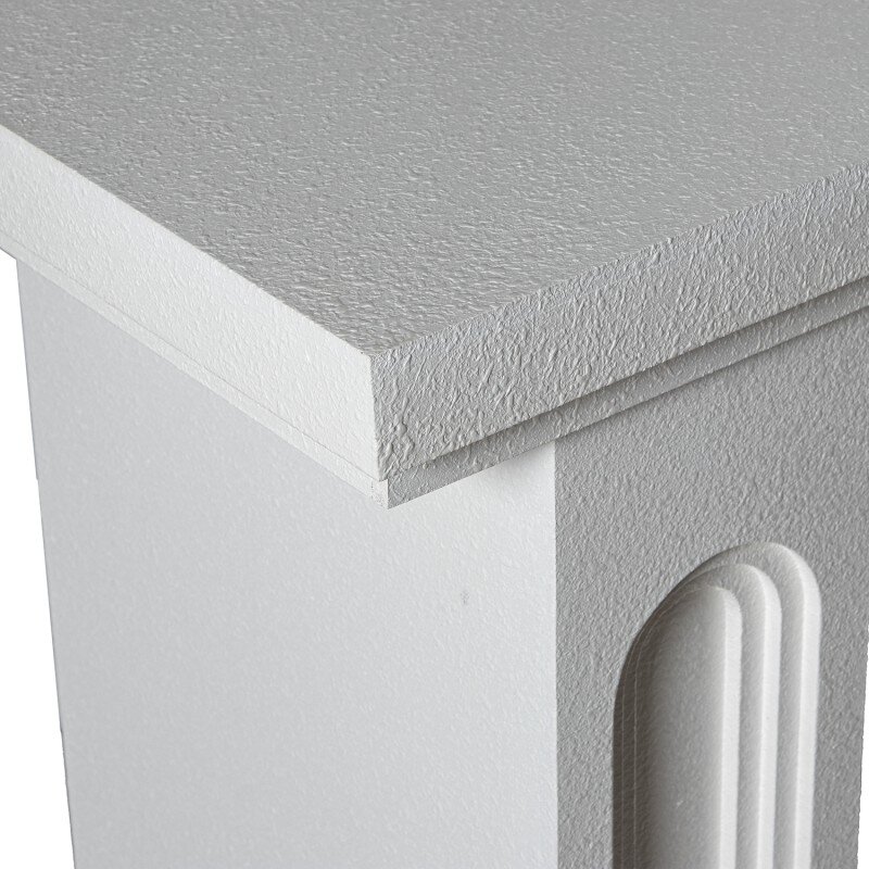 Mesa Entrada Madera Blanco 120x40x82cm Alt.patas: 75cm - Image 4