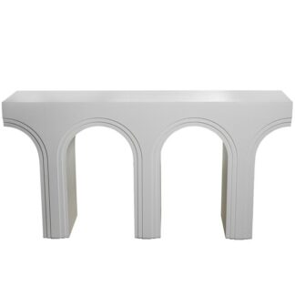 Mesa Entrada Madera Blanco 160x40x80cm