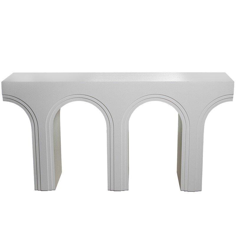 Mesa Entrada Madera Blanco 160x40x80cm