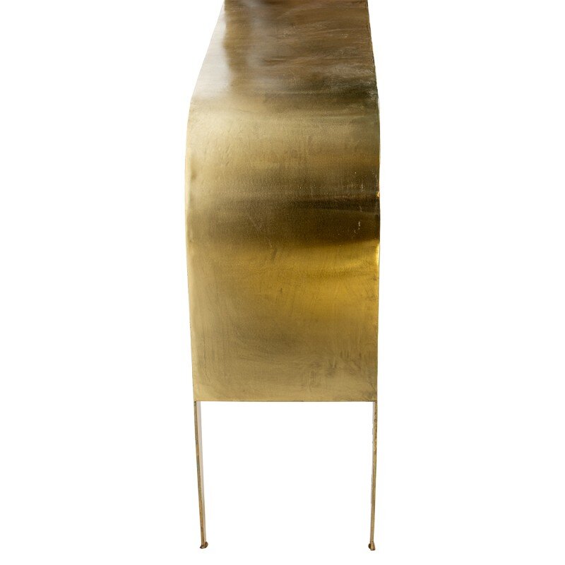 Mesa Entrada Metal Dorado 107x30x76cm - Image 4