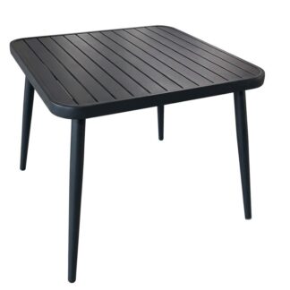 Mesa Exterior Aluminio Antracita 90x90x75cm