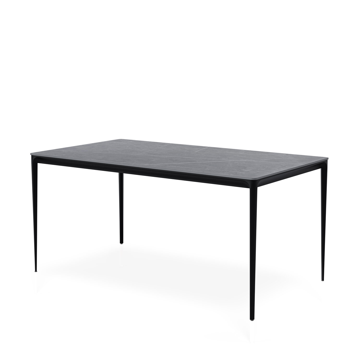 Mesa fija ARYA 140 gris/negro