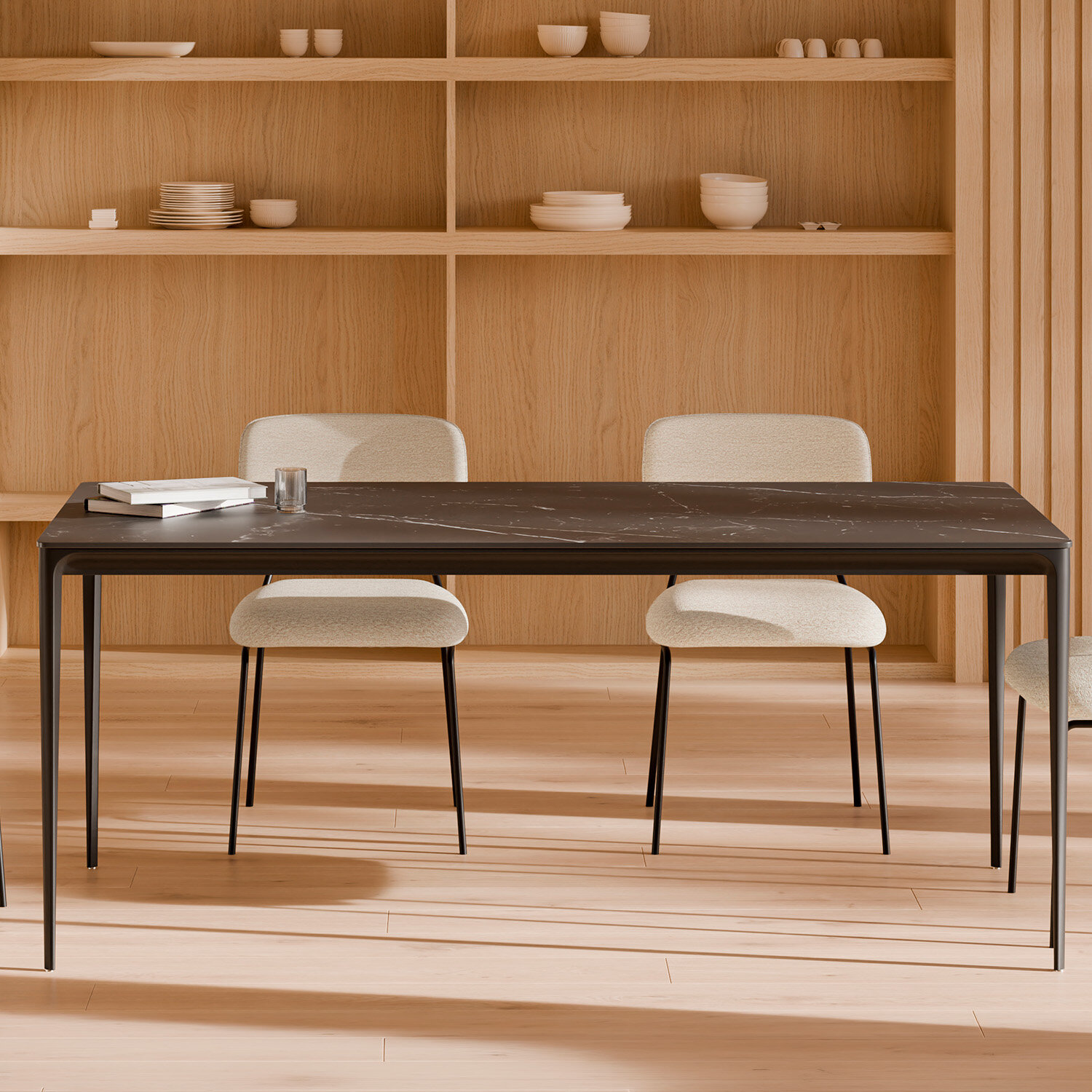 Mesa fija ARYA 140 negro/negro - Image 2