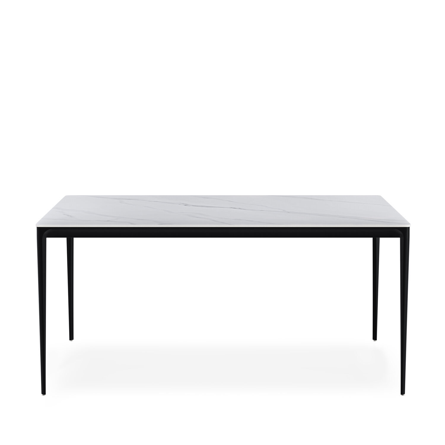 Mesa fija ARYA 180 blanco/negro - Image 2